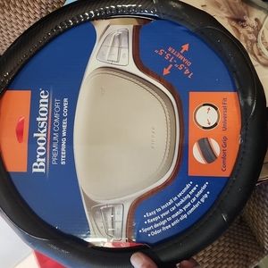 Brookstone steering wheel cover.
